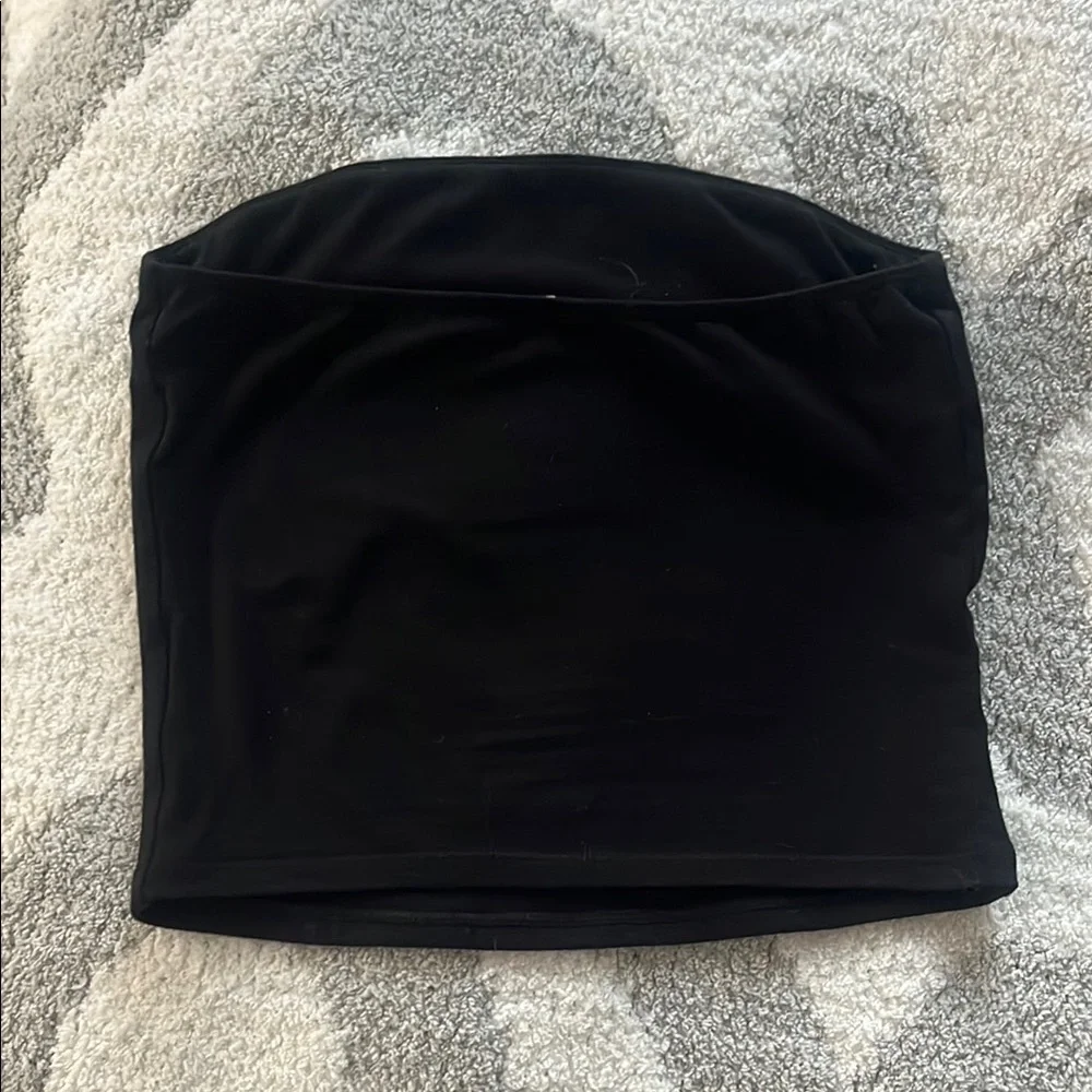 Black Garage Tube Top - Picture 3 of 3